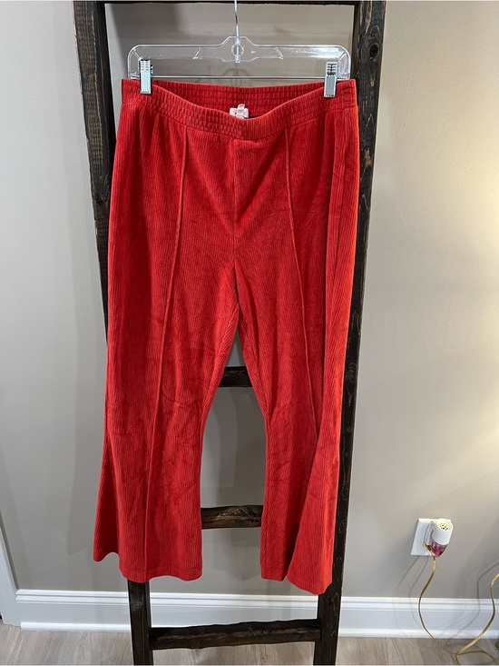 aerie Pants - Aerie Orange Corduroy Flare Leggings
